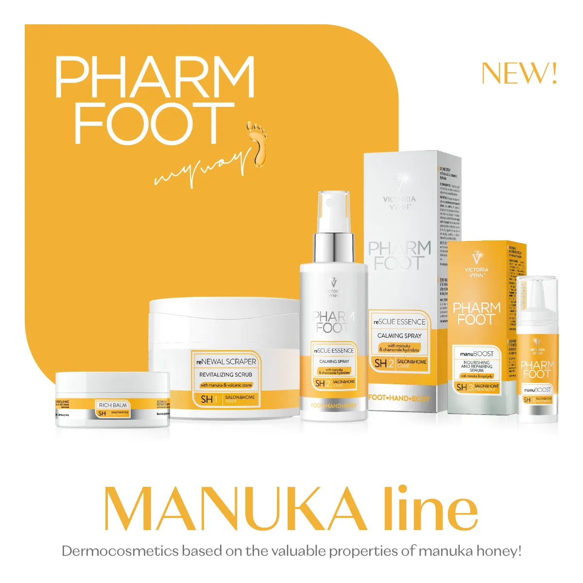 Friske føtter med honning