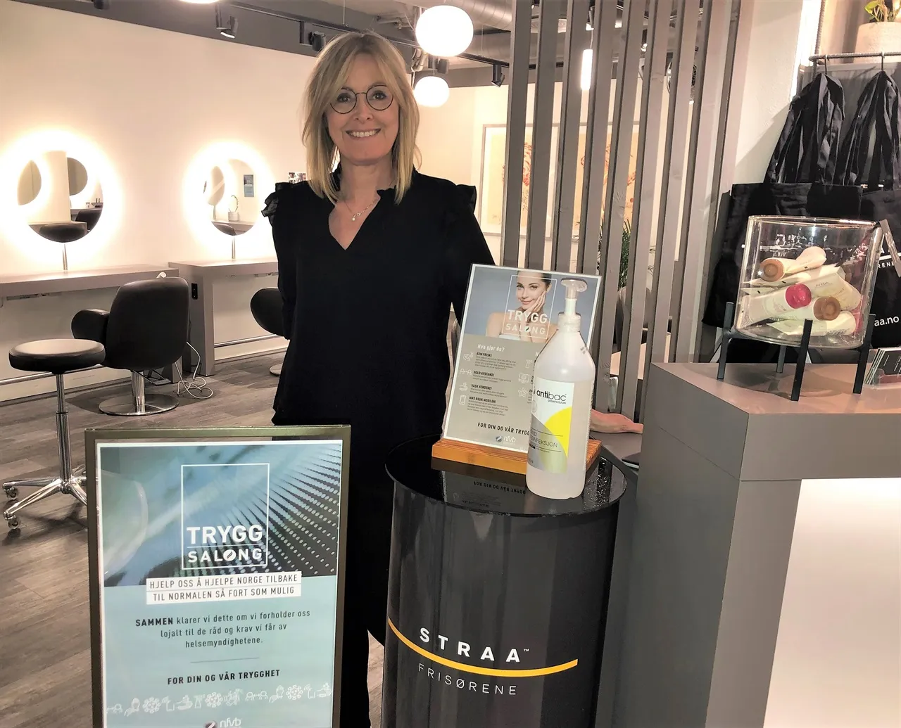 Åpne og trygge salonger