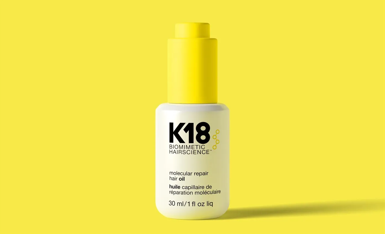 K18 Molecular repair hair oil, en innovasjon innen frizz kontroll
